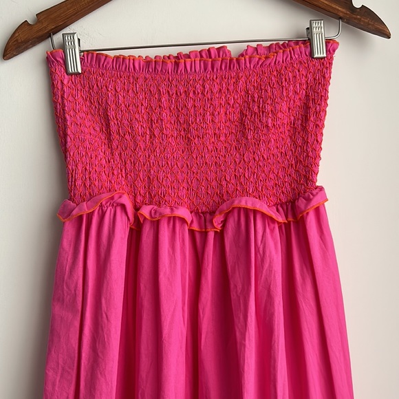 Pomander Place Tuckernuck Pink Strapless Tube Top Jessie Maxi Dress - Picture 3 of 8